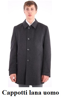 Cappotto lana uomo